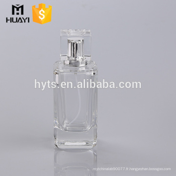 le plus populaire 100 ml chinois personnalisé verre bouteille de parfum emballage